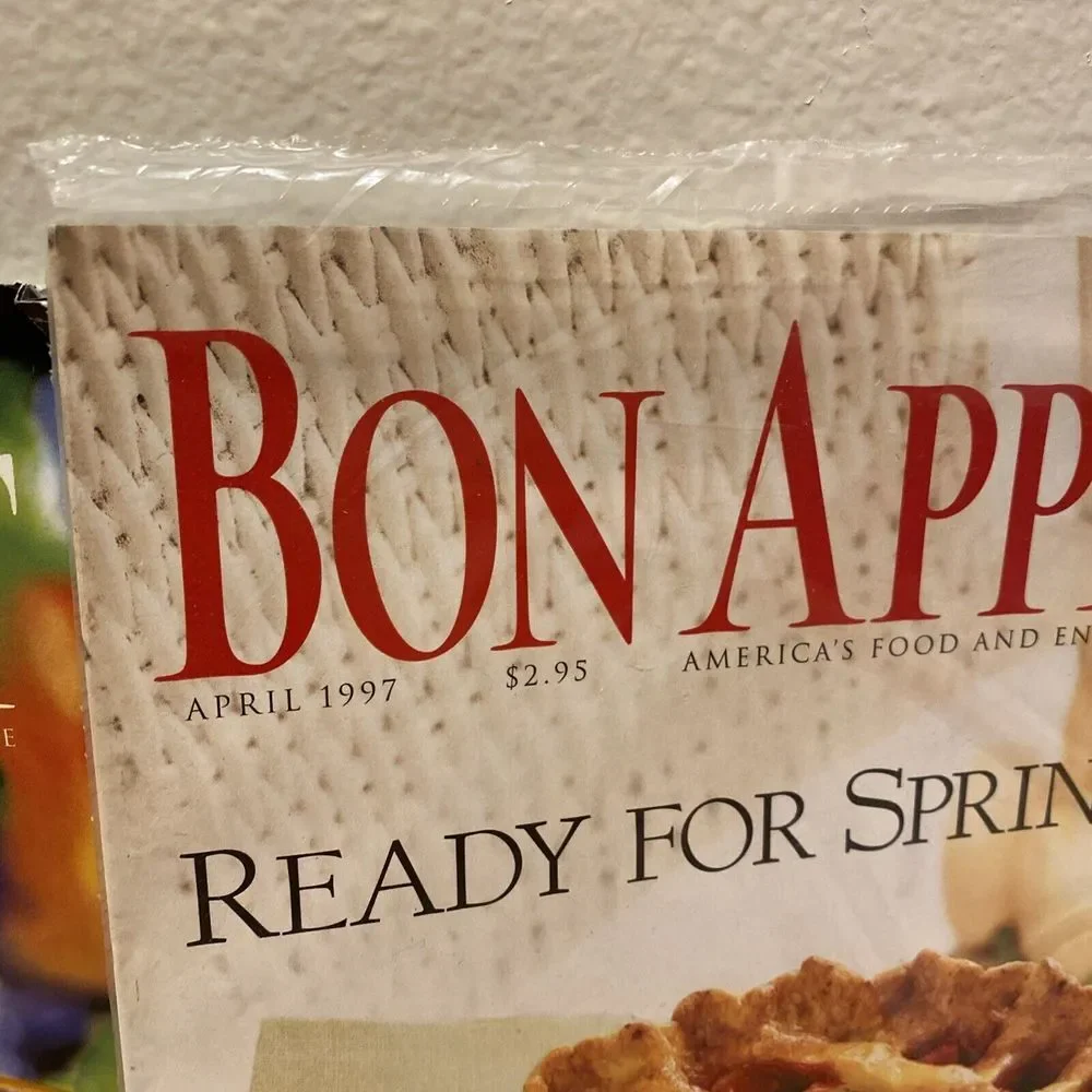 VINTAGE Lot of 3‎ ISSUES of BON APPETIT Magazine April 1994, 1996, 1997 Spring
